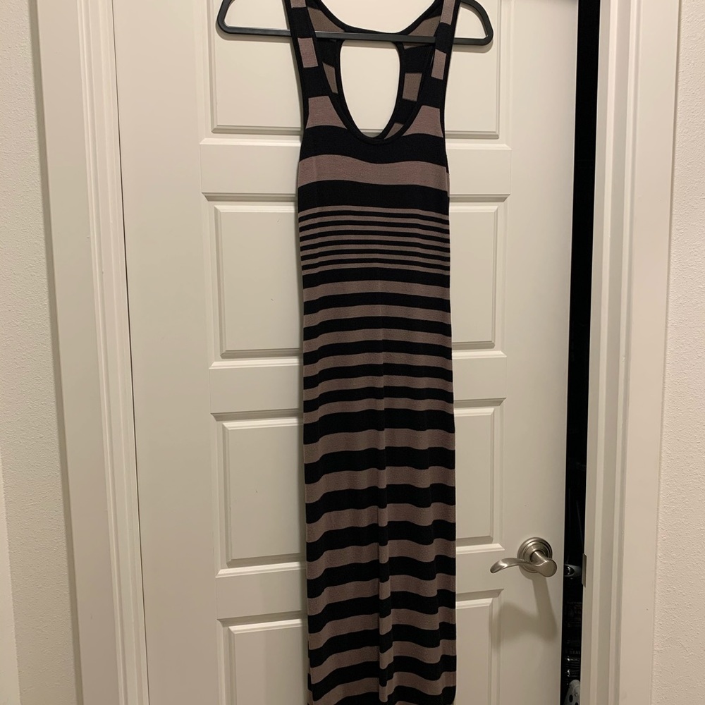 Long BEBE fitted knit dress
